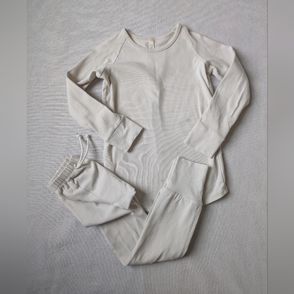 Childhoods Clothing Rib Knit Set Gull